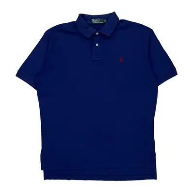 Polo By Ralph Lauren Polo Shirt - Medium Blue Cotton