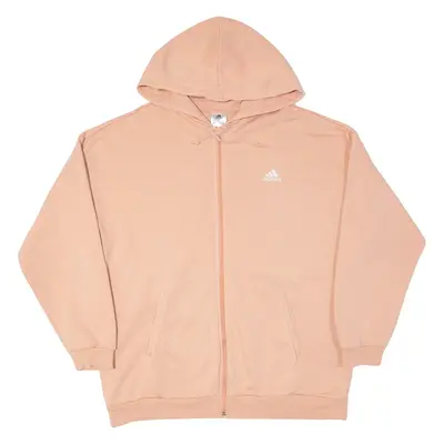 ADIDAS 16-18 Yrs Girls Pink Hoodie Full Zip L