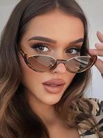Unisex Vintage Cat Eye Frame Glasses , Trendy Casual Glasses for Everyday Use, Fashion Accessories for Outdoor Activities