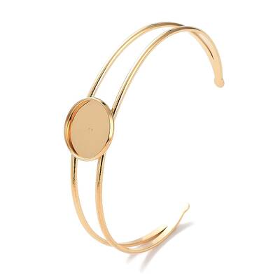 Ion Plating(IP) 304 Stainless Steel Bracelets Setting Making