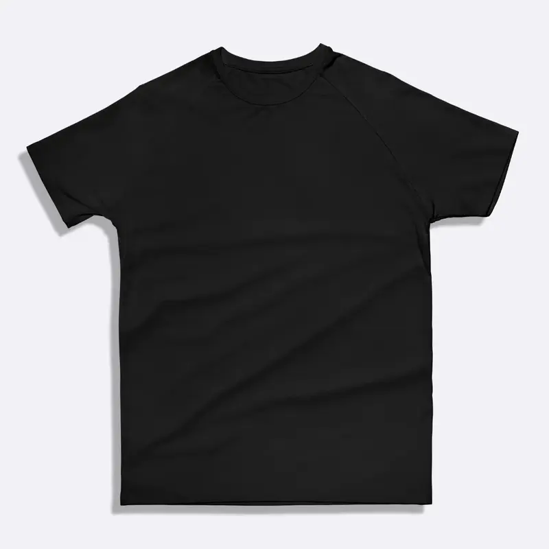 The Raglan Tee | Size: S | Color: Pirate Black
