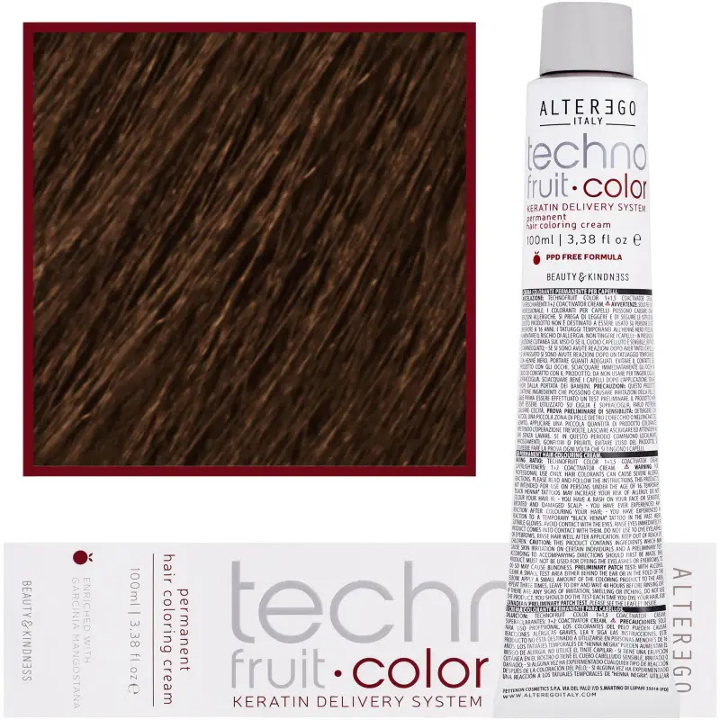 Hair dye Alter Ego Technofruit Color 100ml 7/31 | Golden Ash Blonde