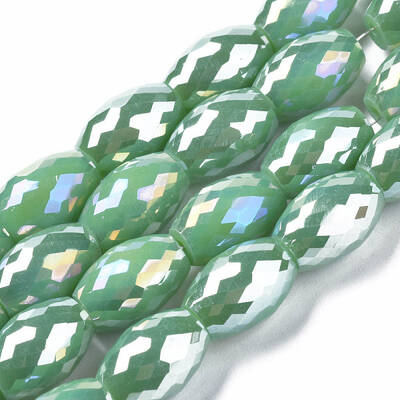 Electroplate Glass Beads Strands
