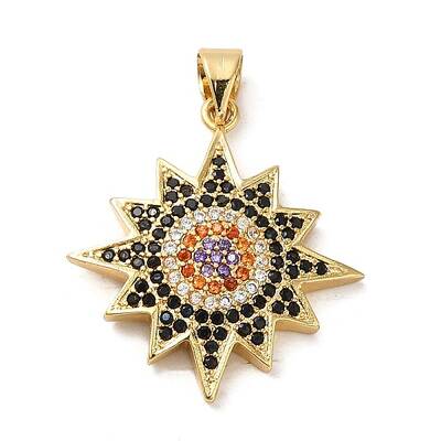 Brass Cubic Zirconia Pendants