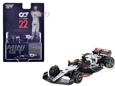 AlphaTauri AT04 #22 Yuki Tsunoda Formula One F1 Australian GP (2023) Limited Edition 1/64 Diecast Model Car by Mini GT