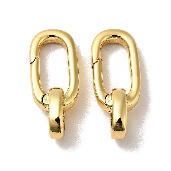 Brass Spring Gate Rings