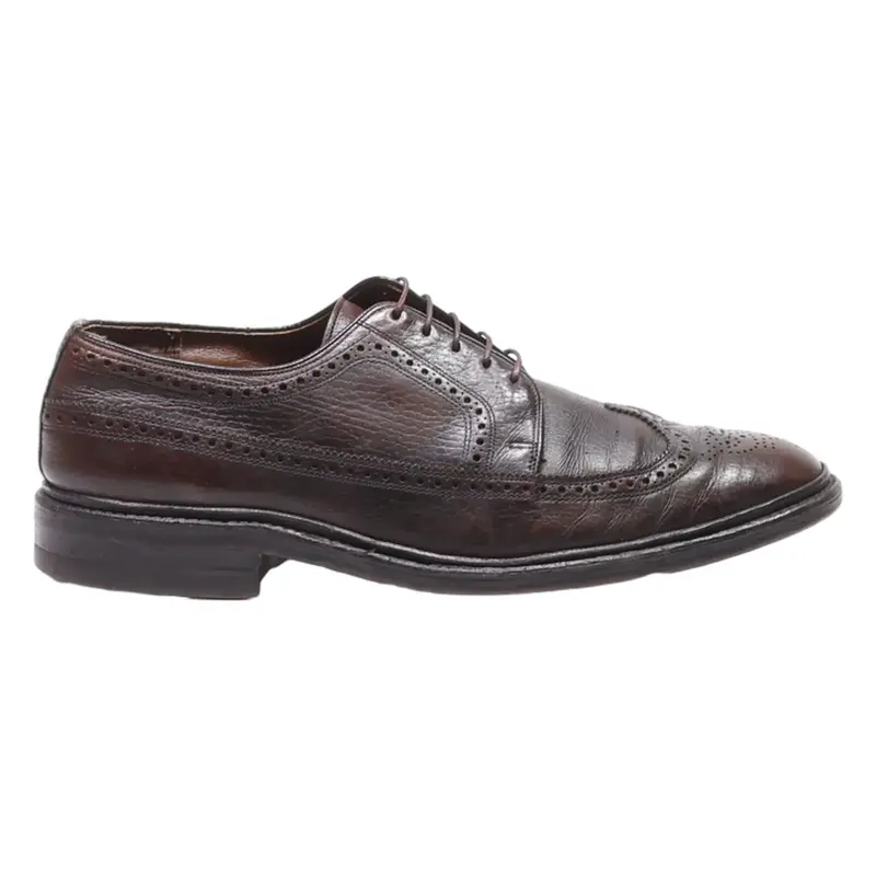 Brogue Shoes Brown Leather Mens UK 7