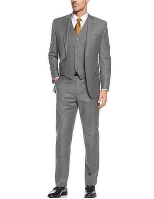 Mens Slim Fit 3 Piece Suits -  Vested Slim Fit Suit