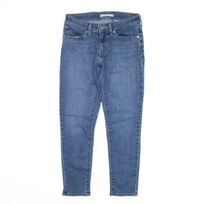 LEVI'S 711 Jeans Blue Denim Slim Skinny Womens W27 L25
