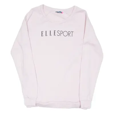 ELLE SPORTS Womens Sweatshirt Pink XS