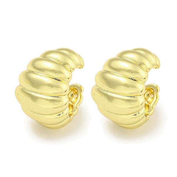 Brass Cuff Earrings