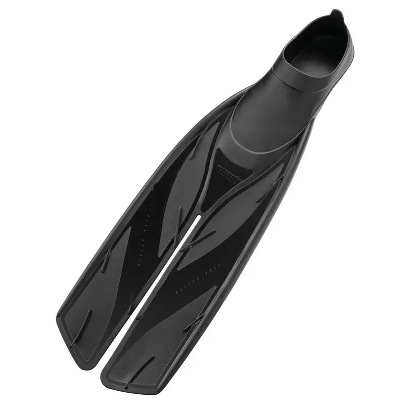 Used Atomic Aquatics Full Foot Split Fins High Performance -Black-7.5-8.5 -M / 9-10-W