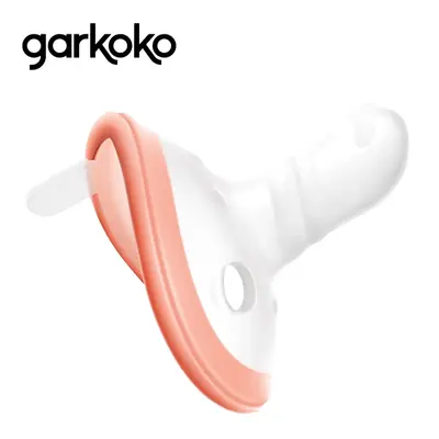 Garkoko Baby Pacifiers 0-6 Months One-Piece Pacifiers 0-3 Months BPA-Free Lightweight Soft Silicone Newborn Pacifier for Brea...
