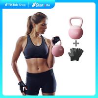 LEKÄRO Soft Kettlebell,Anti-Slip Grip with Training Gloves,Safe Strength Training Kettlebells Sets,Weightlifting Kettlebell ...