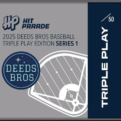 (3 teams) Triple Play Baseball break - Pick your own team(s). 2025 Hit Parade Deedsbros Edition Triple Play box (1 Jersey, 1 ...