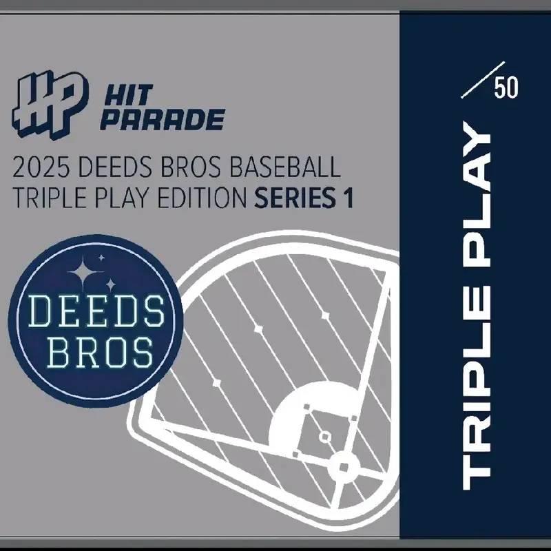 (3 teams) Triple Play Baseball break - Pick your own team(s). 2025 Hit Parade Deedsbros Edition Triple Play box (1 Jersey, 1 ...