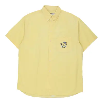 Iceberg Short Sleeve Shirt - XL Yellow Cotton