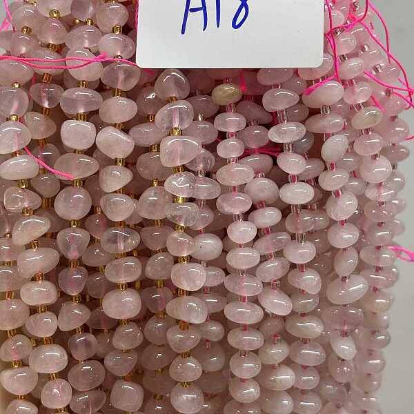 Natural Rose Quartz Beads Strands