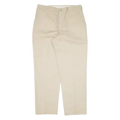 RED KAP Workwear Mens Trousers Beige Regular Straight W36 L32