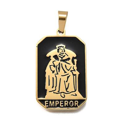 Tarot 304 Stainless Steel Enamel Pendants