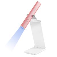 Handheld UV Light for Gel Nails, Portable UV Nail Lamp with Stand, Rechargeable Mini LED Nail Lamp Nail Dryer for Fast Curing...