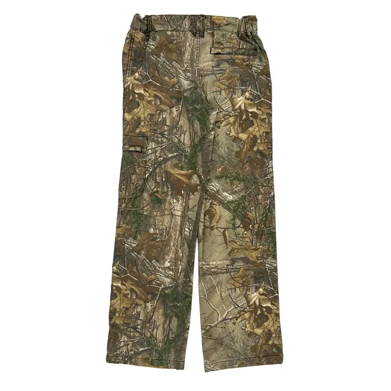 Rustic Ridge Camo Cargo Trousers - 30W UK 10 Camo Cotton Blend | size: UK 10