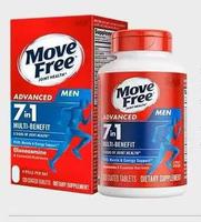 Move Free ProActive 7-in-1 Joint & Bone Support Glucosamine Chondroitin MSM Collagen Men's Vitality Multi-Vitamins 120 Capsul...