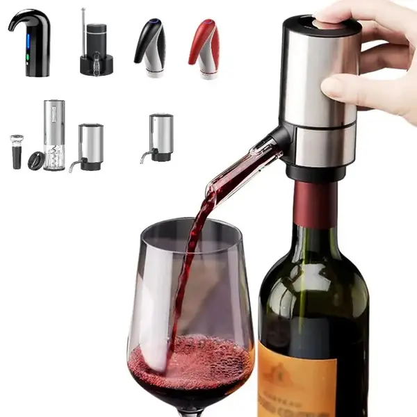 Electric Wine Aerator, CorporateGiftPro Electric Wine Decanter, Wine Dispenser, Wine Pourer, Holiday Gifts for Wine Lovers