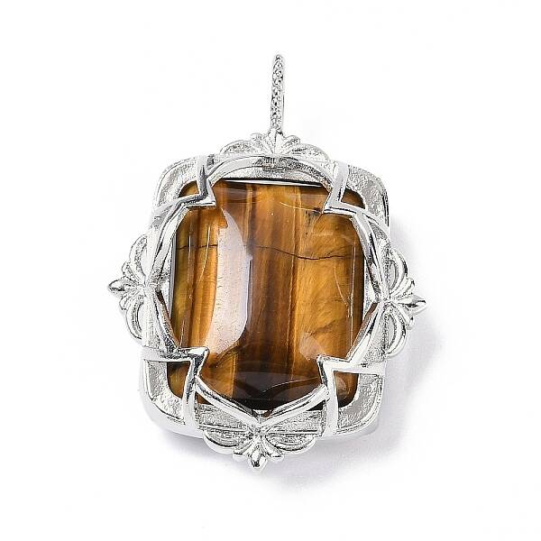 Natural Tiger Eye Pendants
