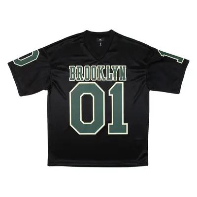 H&M Oversized Fit Womens Jersey Black V-Neck M