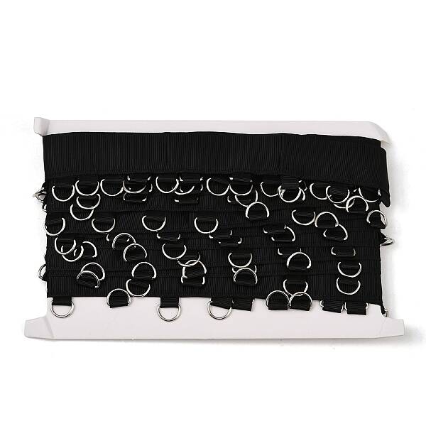 Polyester Ribbon with Iron D Rings