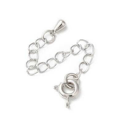 Rack Plating Brass Ends with Chain and Clasps