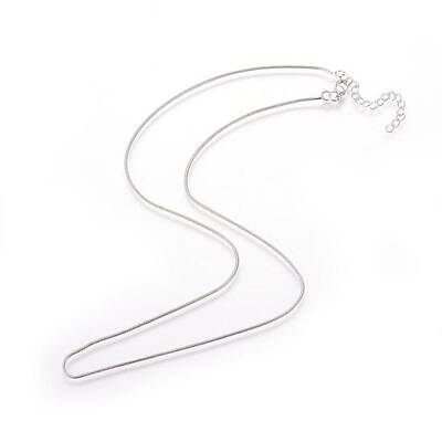 Brass Round Snake Chains Necklace Making