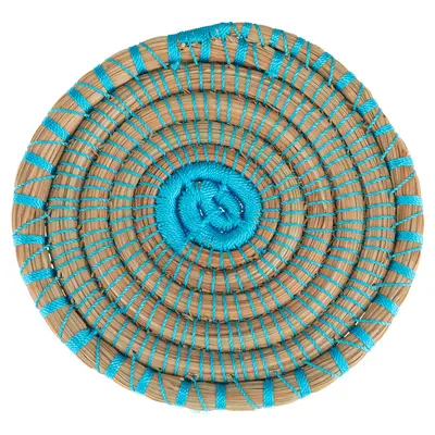 Handmade Pine Needle Coasters - Set of 4 - Warm