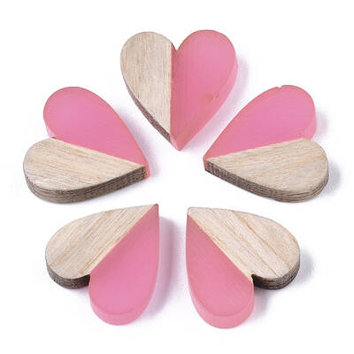 Resin & Wood Two Tone Cabochons