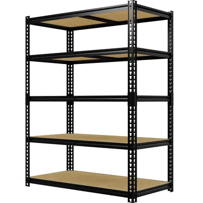 Garvee Heavy Duty 5-Tier Metal Retail Display Rack – Adjustable Shelving Unit with MDF Boards – 3000 lbs Capacity, 48W x...