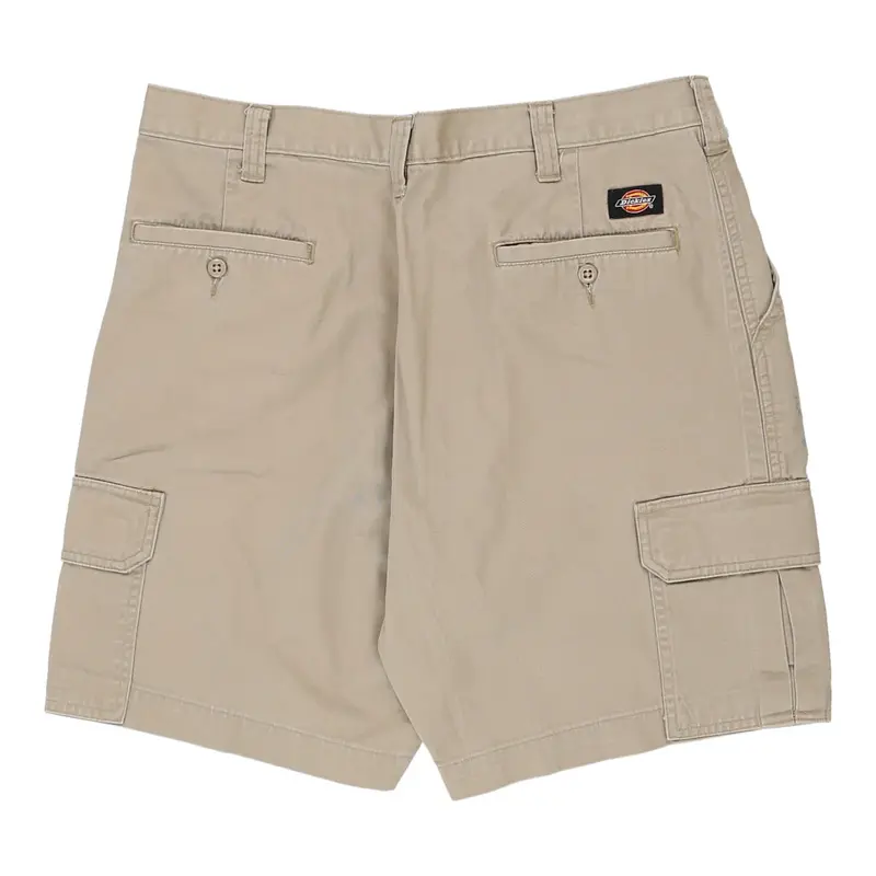 Dickies Cargo Shorts - 35W 8L Beige Cotton