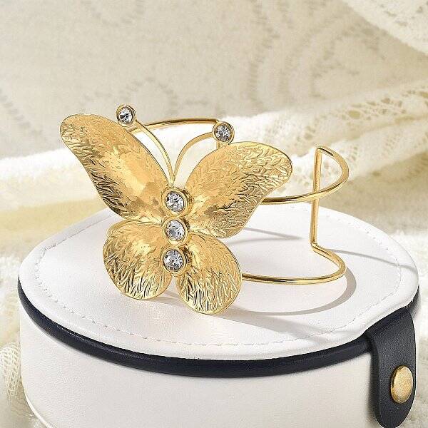 304 Stainless Steel Cuff Bangles for Women