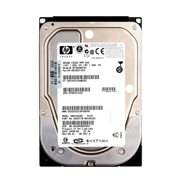 CA06778-B40400DC Fujitsu 300GB 3Gb/s SAS 15000 3.5-inch 16MB Hard Drive
