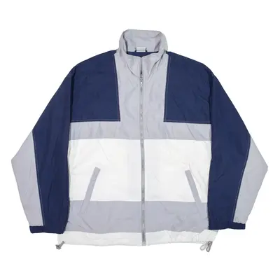 SHAMP Track Jacket Grey Colourblock Mens L
