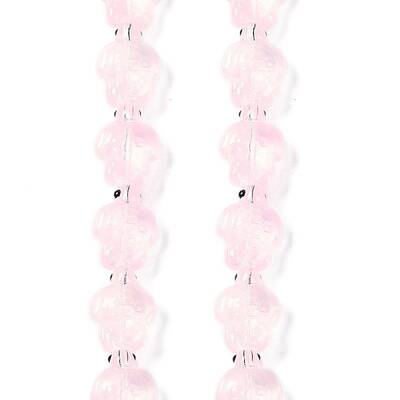 Transparent Glass Enamel Beads Strands