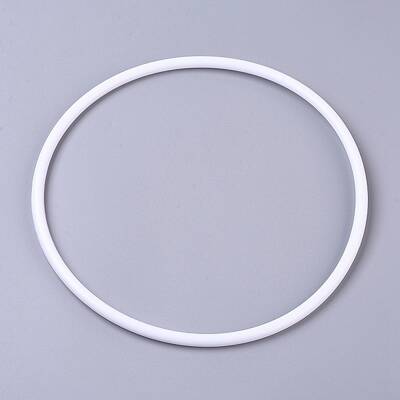 Hoops Macrame Ring