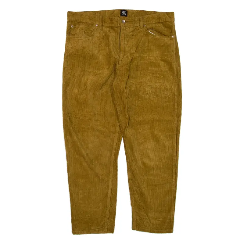 URBAN OUTFITTERS BDG Corduroy Trousers Brown Regular Tapered Womens W36 L26