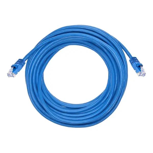 2118 Monoprice Cat6 Ethernet Patch Cable Snagless RJ45 Stranded 550MHz UTP Pure Bare Copper Wire 24AWG 50ft Blue