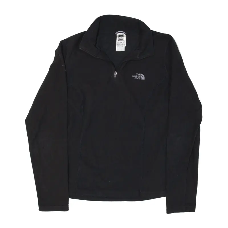 THE NORTH FACE TKA 100 Fleece Black 1/4 Zip Womens M
