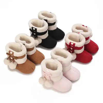 Baby warm boots comfortable girl baby shoe