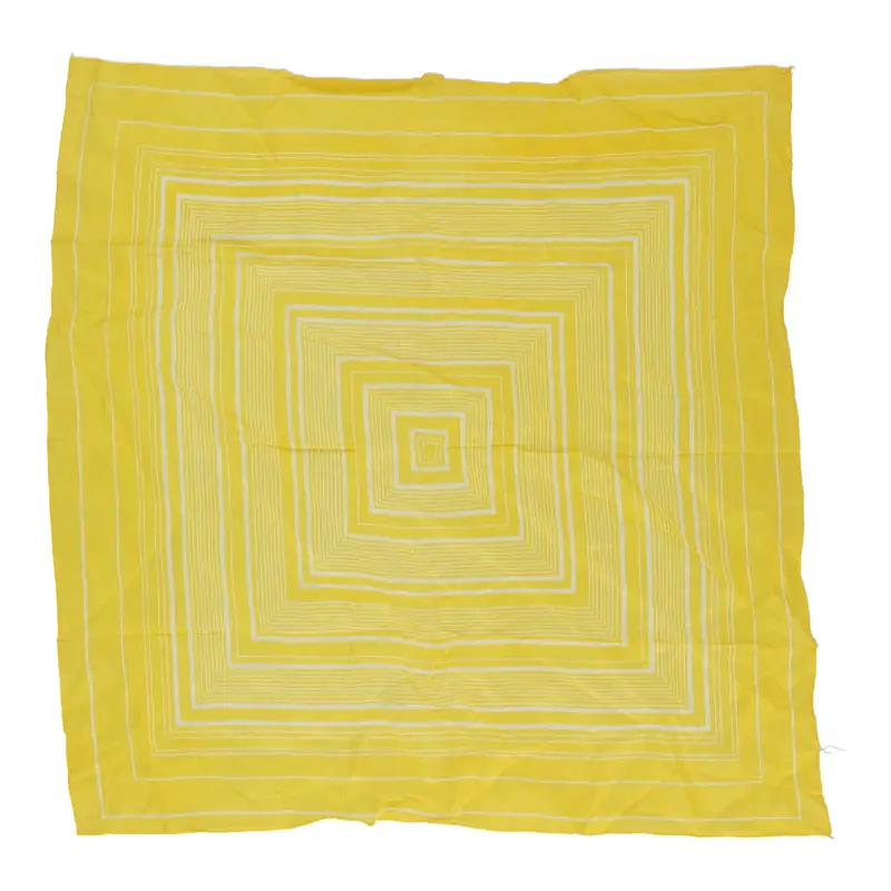 Unbranded Striped Scarf - No Size Yellow Polyester