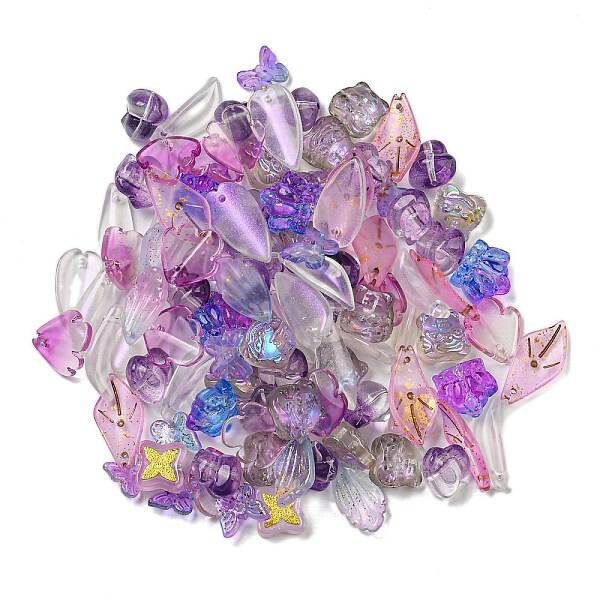 Mixed Styles & Shapes Glass Cabochons/Pendants/Links/Beads