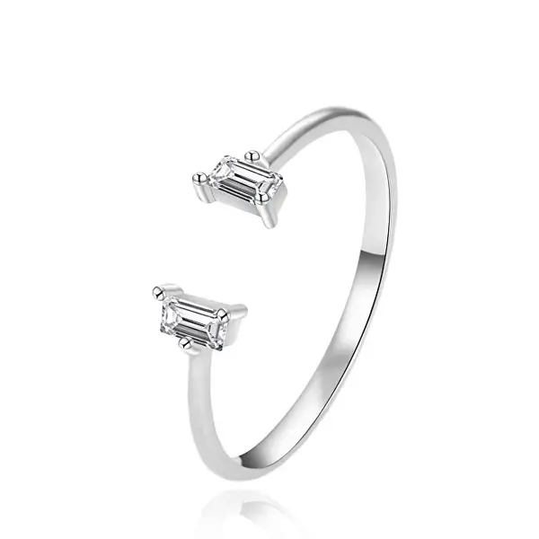 Agato Anello Aperto Moderno In Argento Agt-R56W - Circuito: 57 Mm