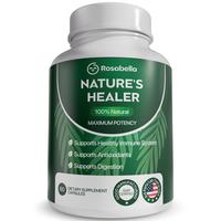 Rosabella Natural Healer – Organic Superfood Immune & Digestive Support – 60 Capsules – Plant-Based Supplement for Deto...